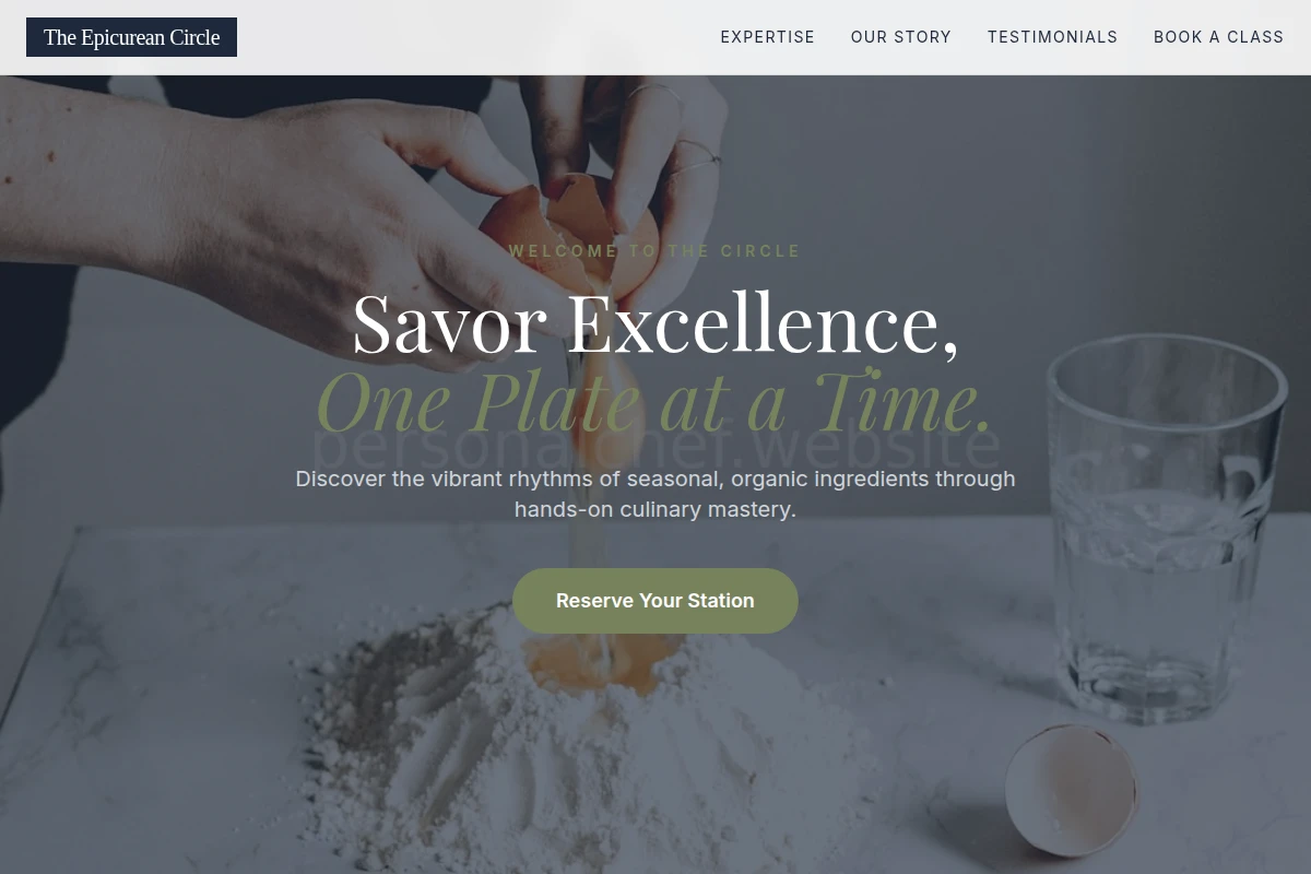 Organic Cooking Class