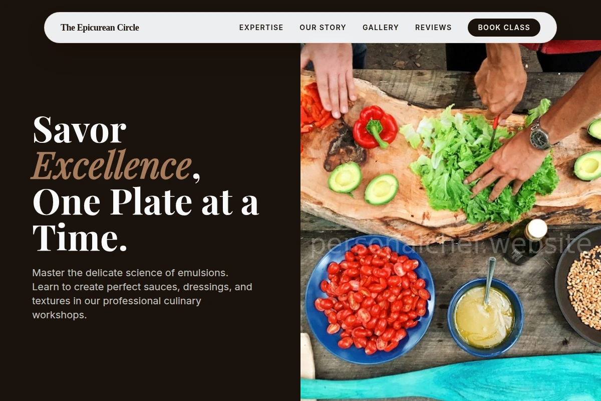 Emulsion Cooking Class
