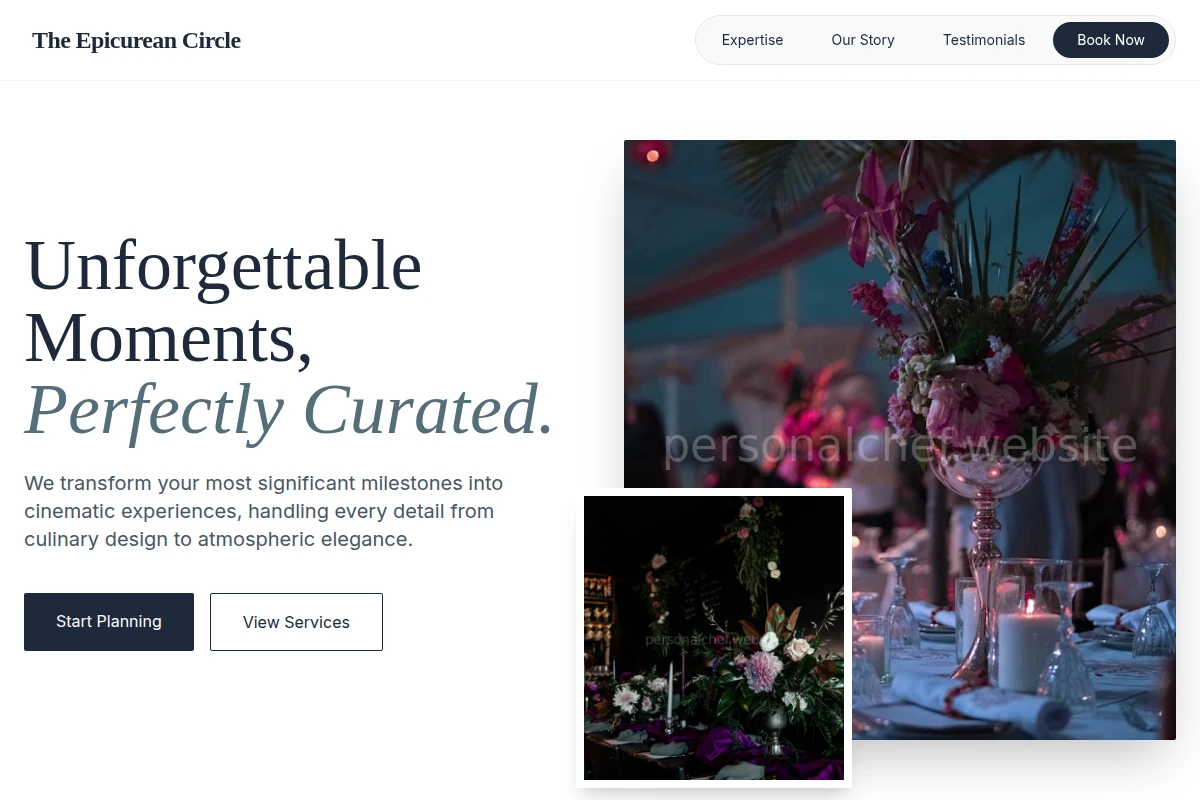 Sous Event Planning