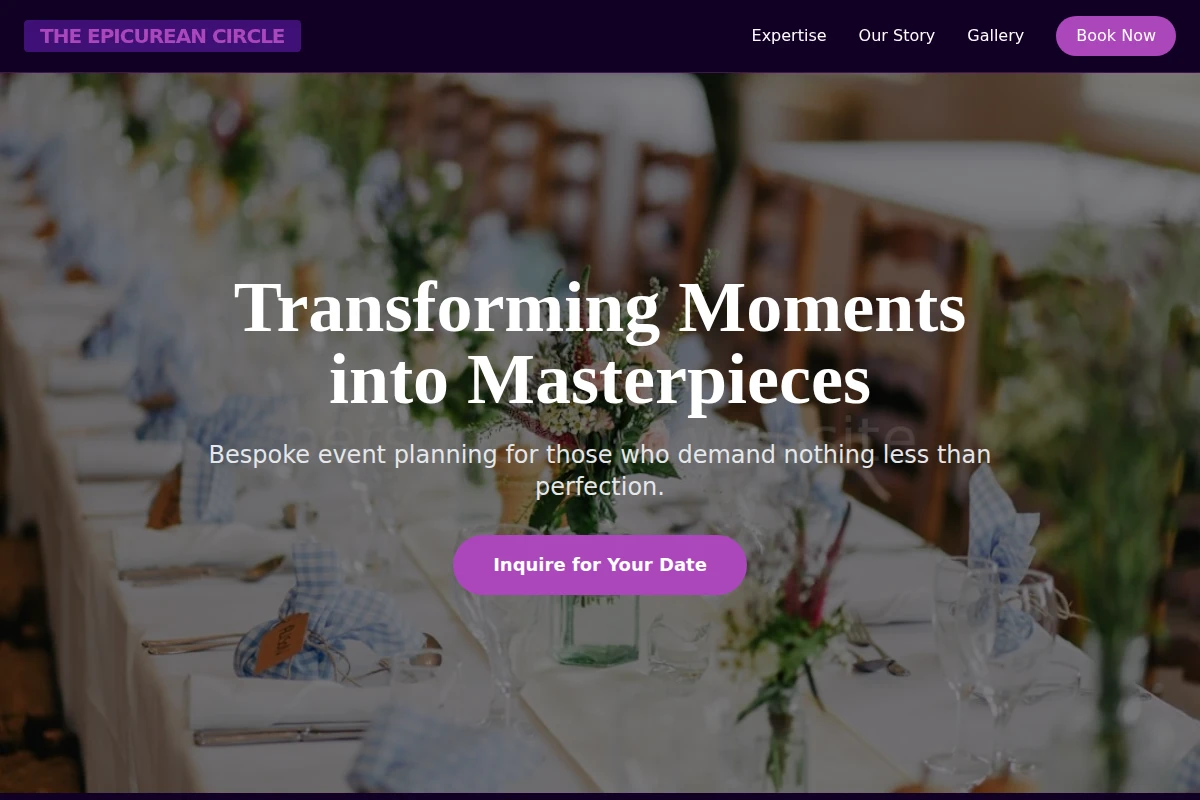 Savory Event Planning