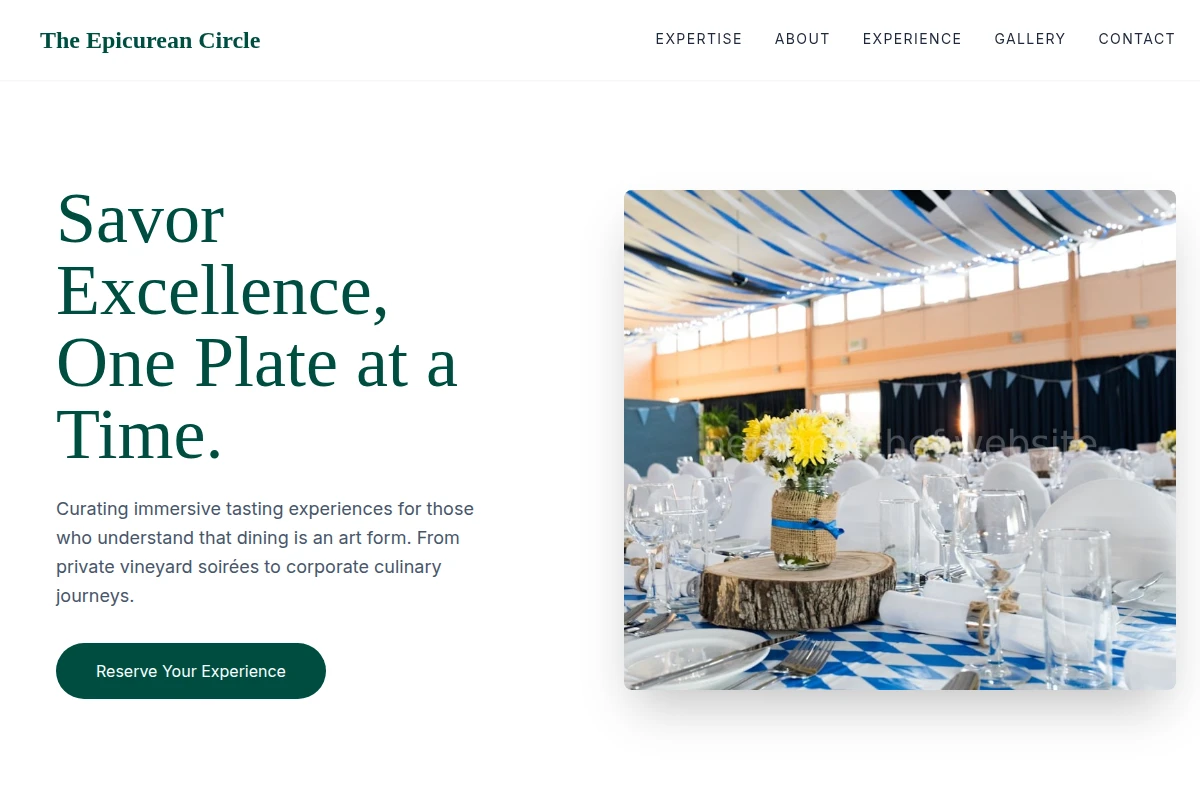 Tasting Event Planning