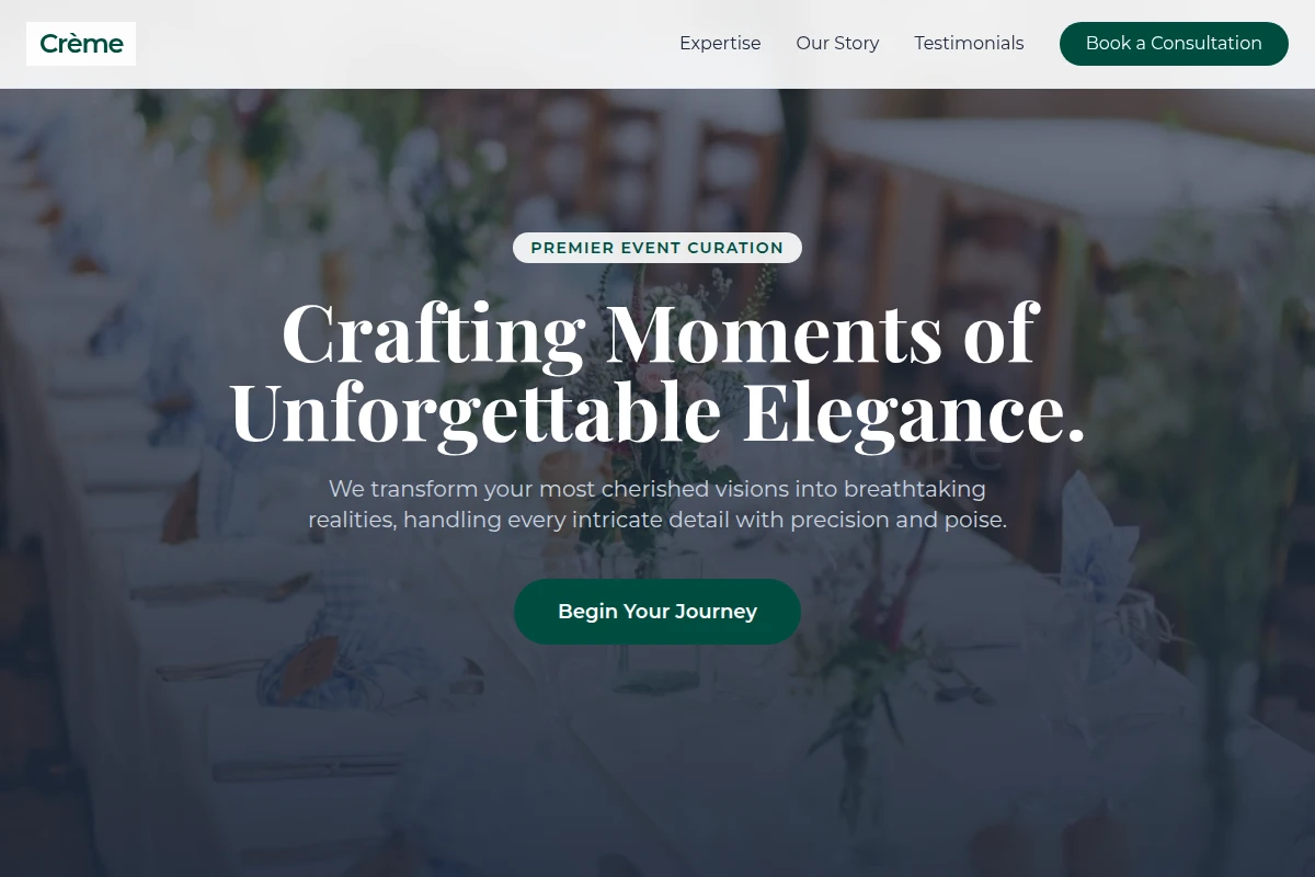 Crème Event Planning