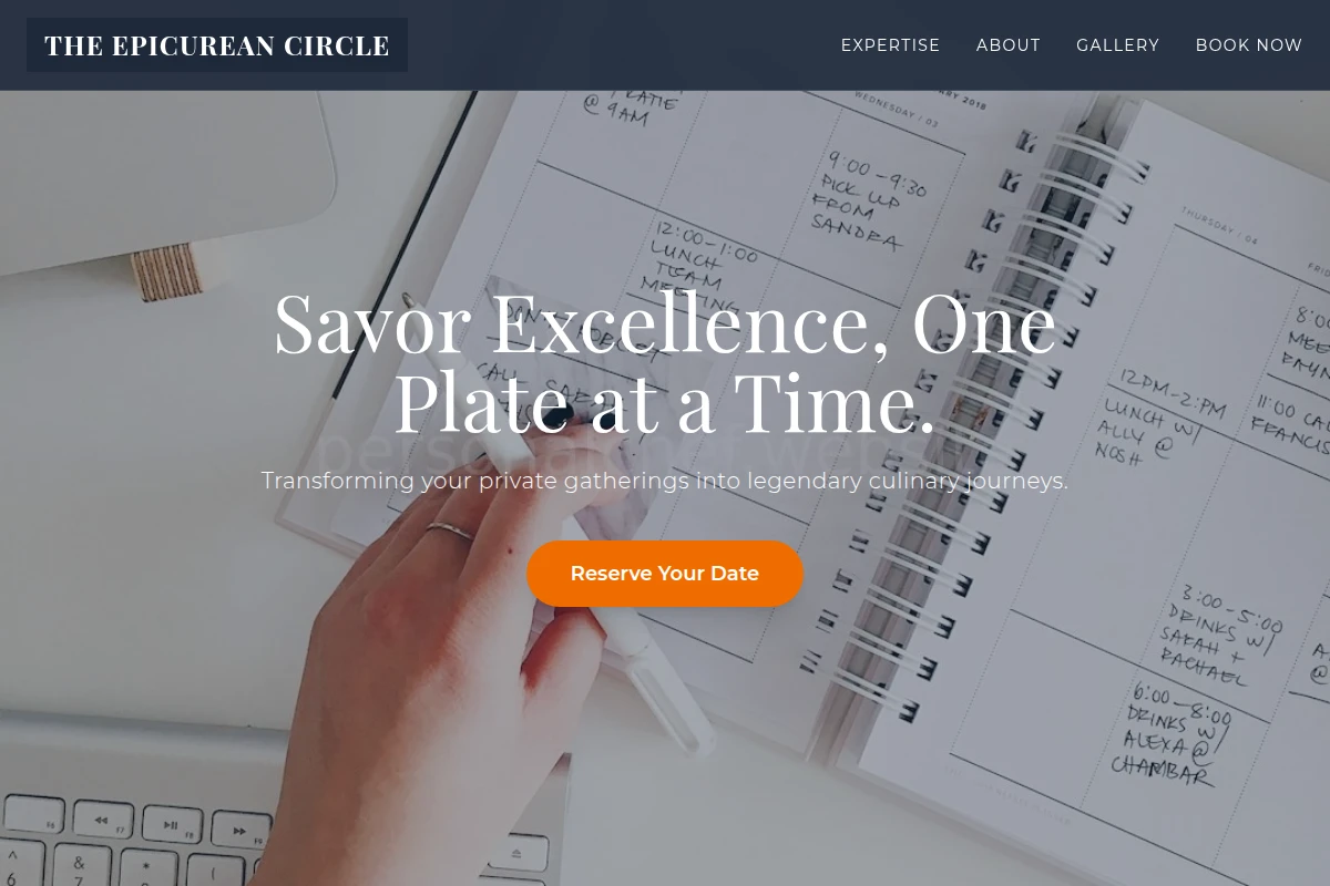 Chef Event Planning