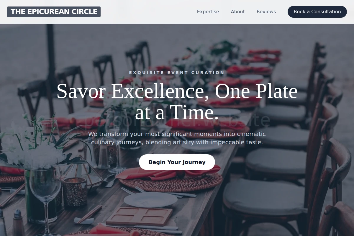 Savory Event Planning