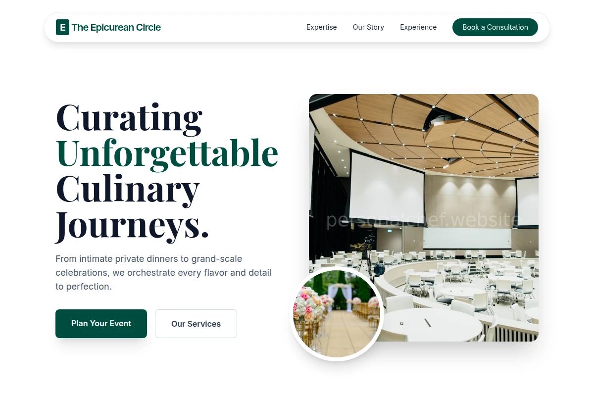 Menu Event Planning