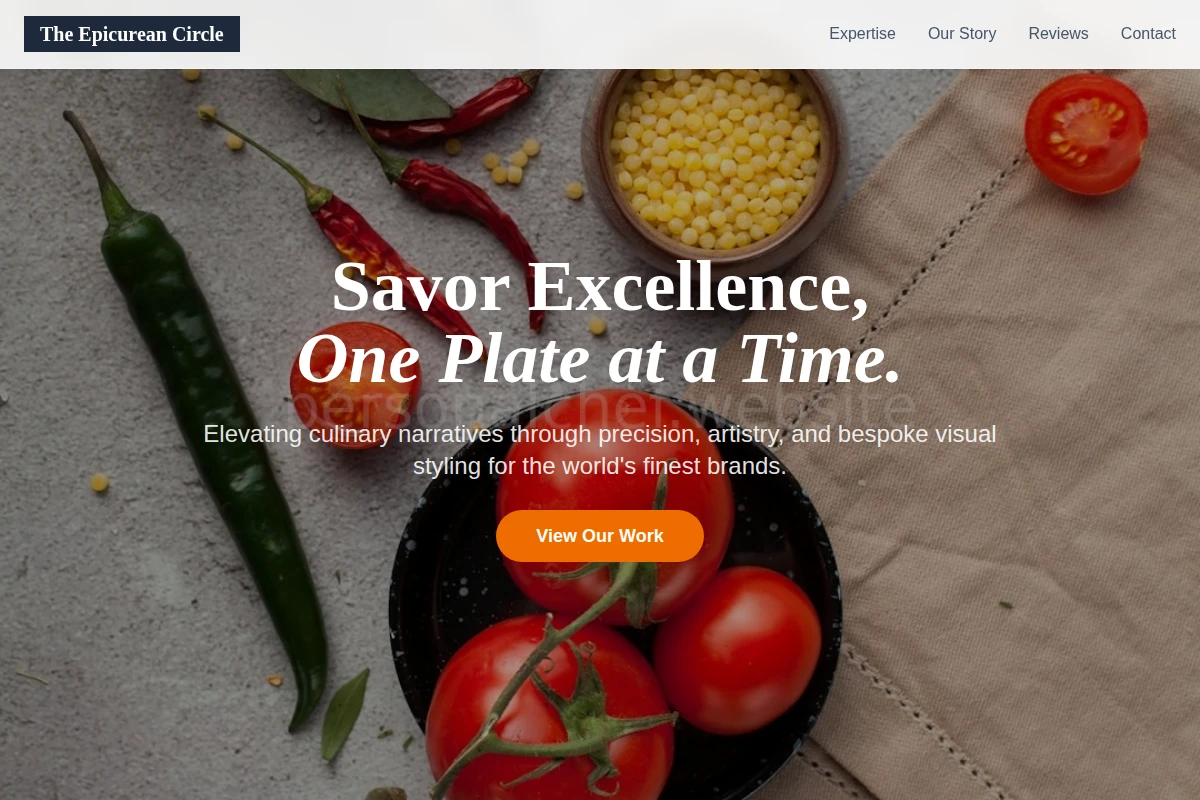 Bespoke Food Styling