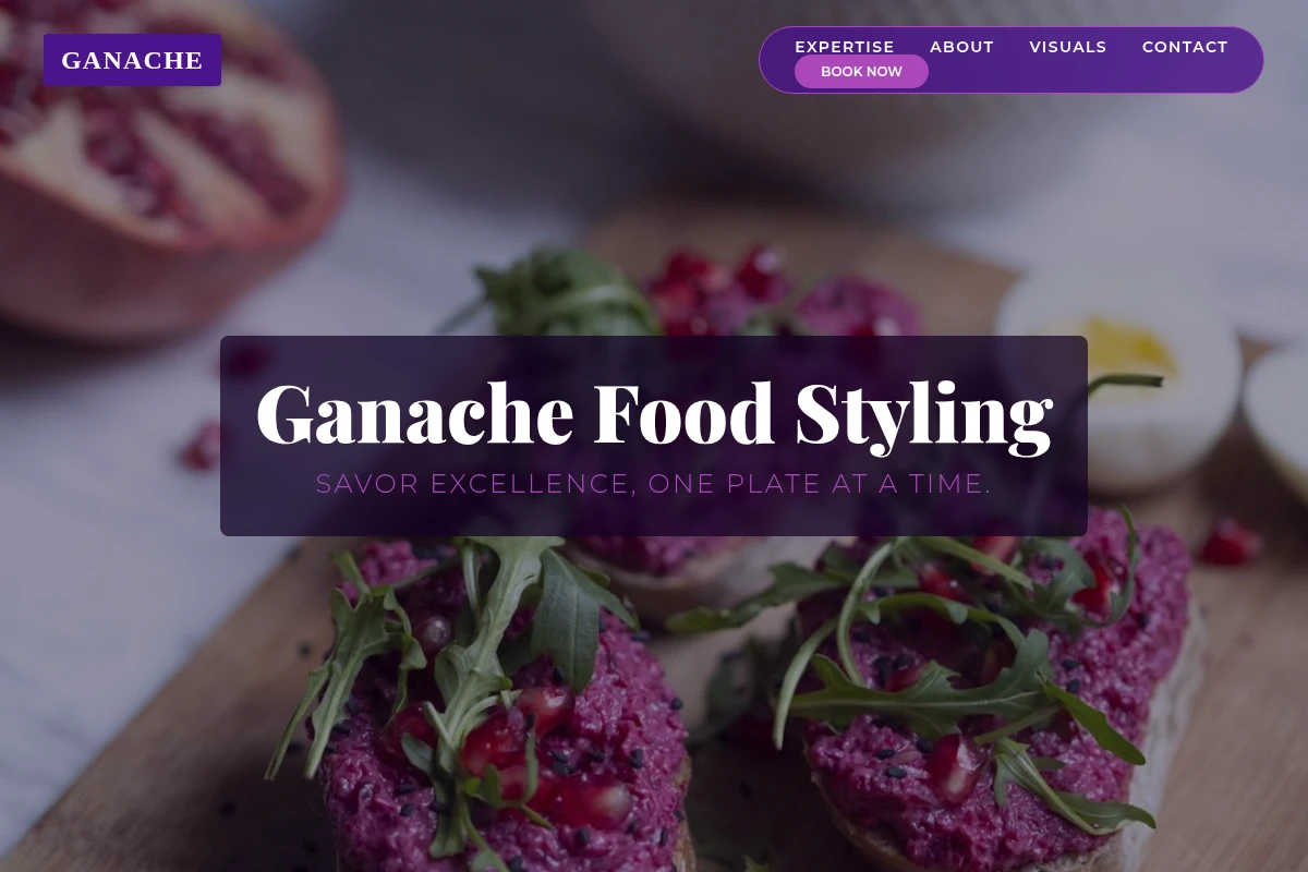 Ganache Food Styling