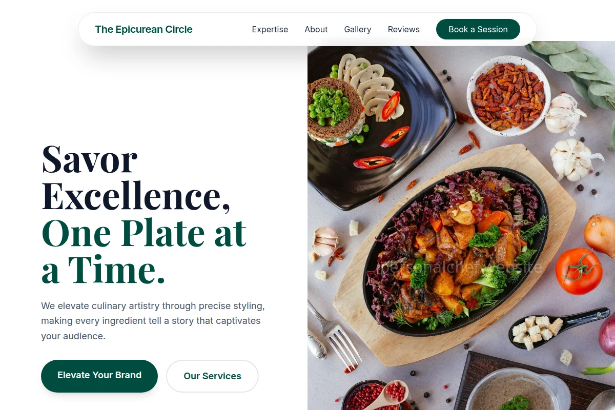 Chef Food Styling