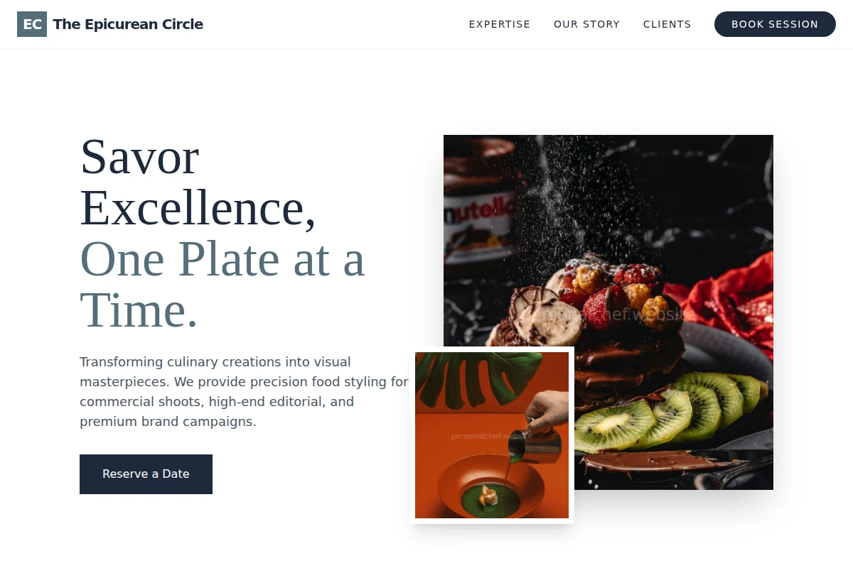 Sous Food Styling