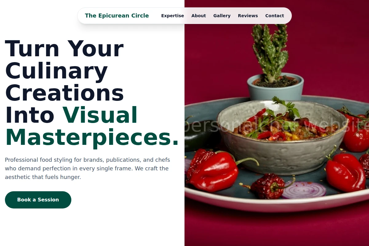Gourmet Food Styling