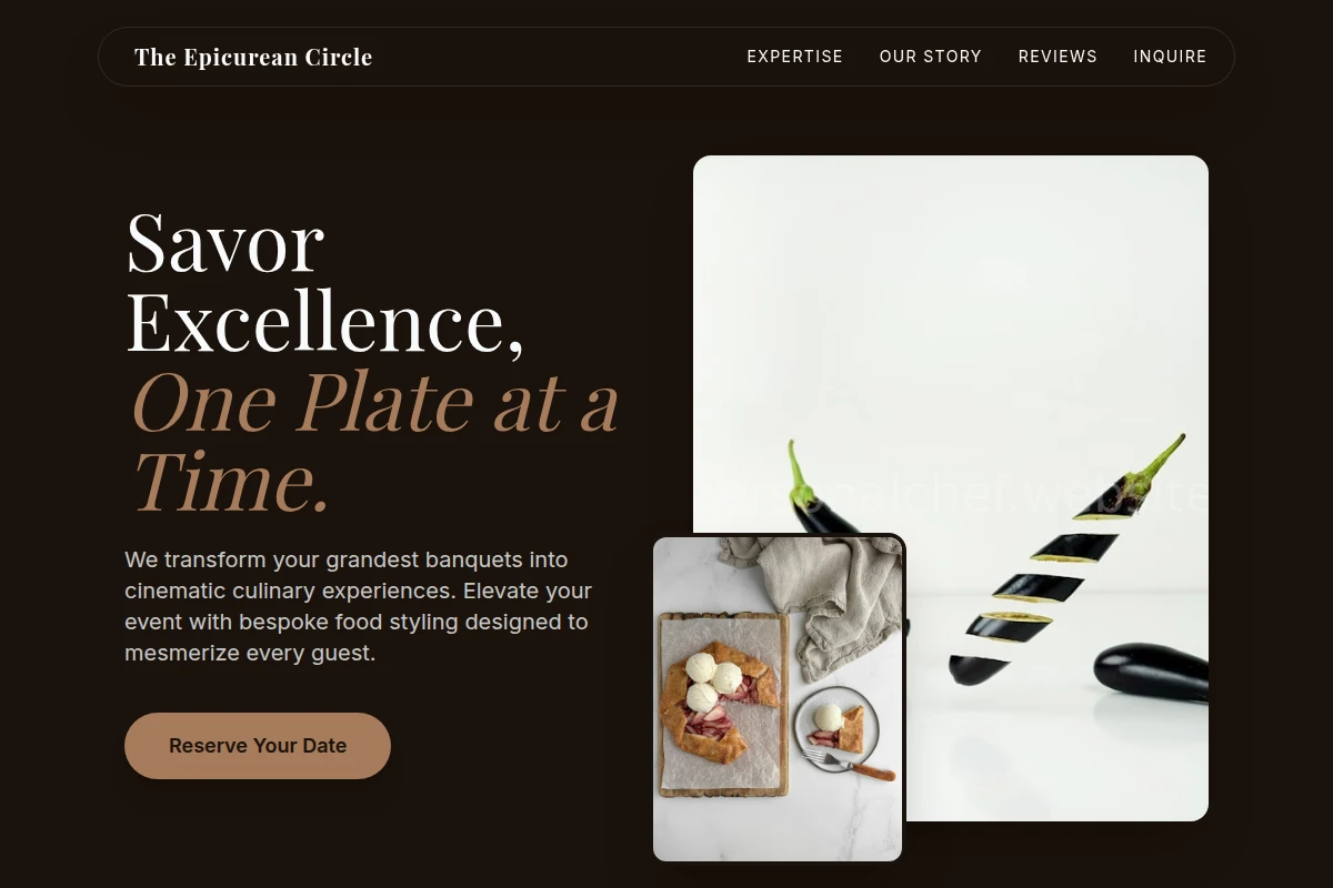 Banquet Food Styling
