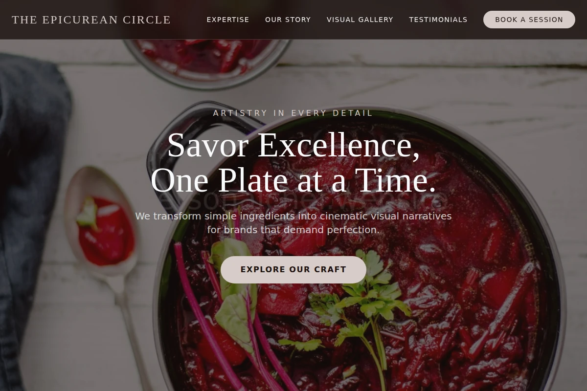 Delicate Food Styling