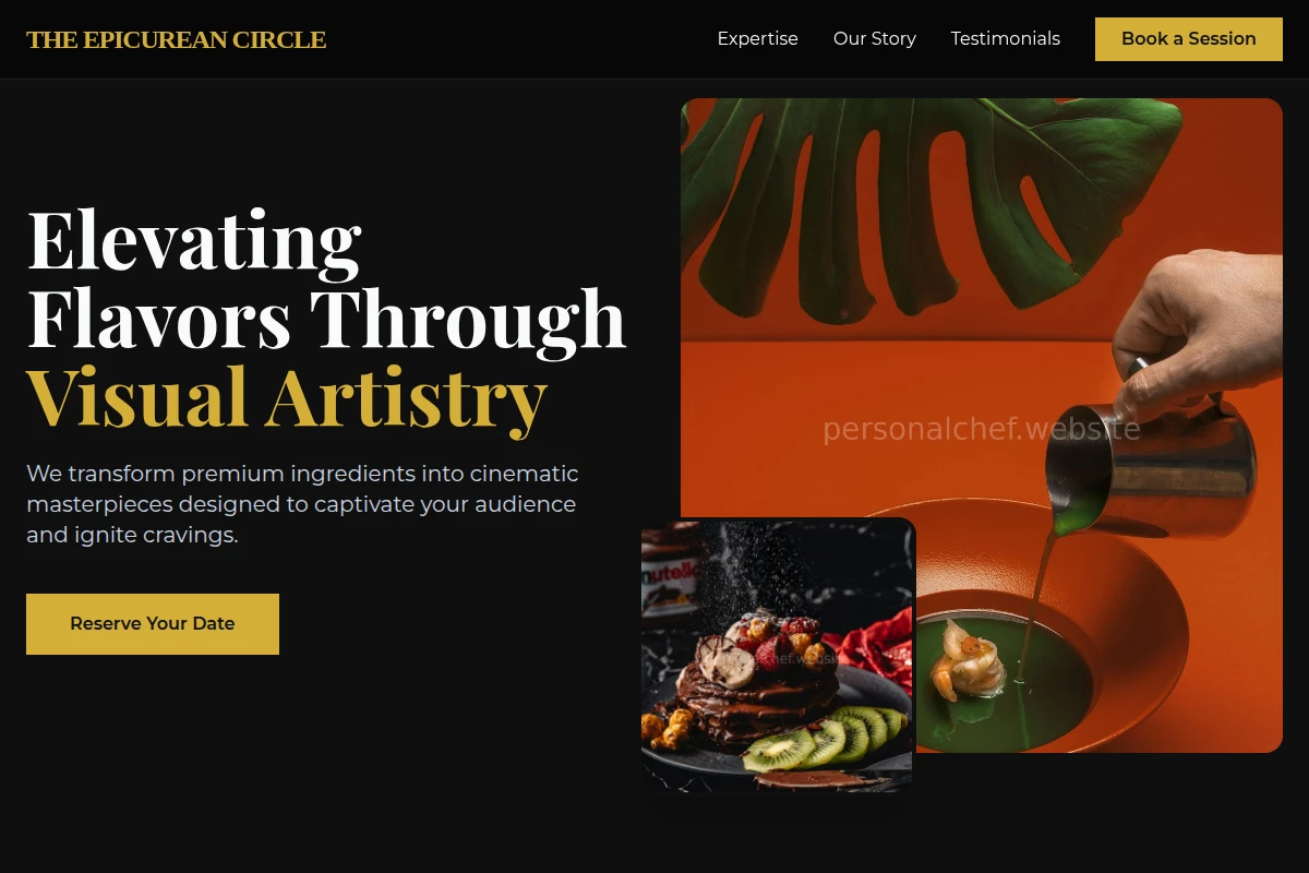 Menu Food Styling