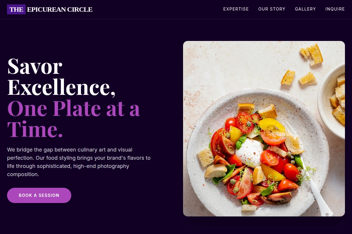 Plate Food Styling
