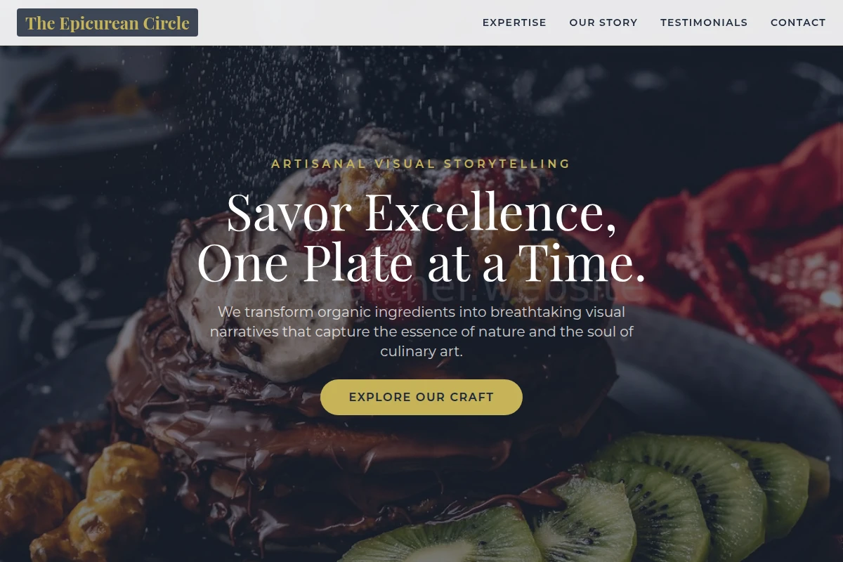 Organic Food Styling