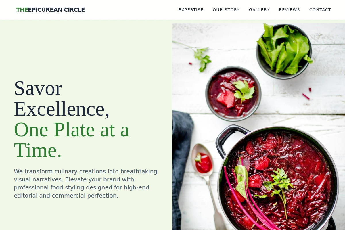Tasting Food Styling
