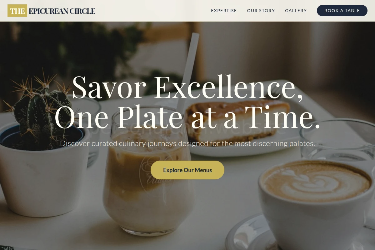 Menu Specialty Food