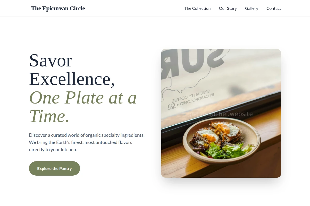 Organic Specialty Food