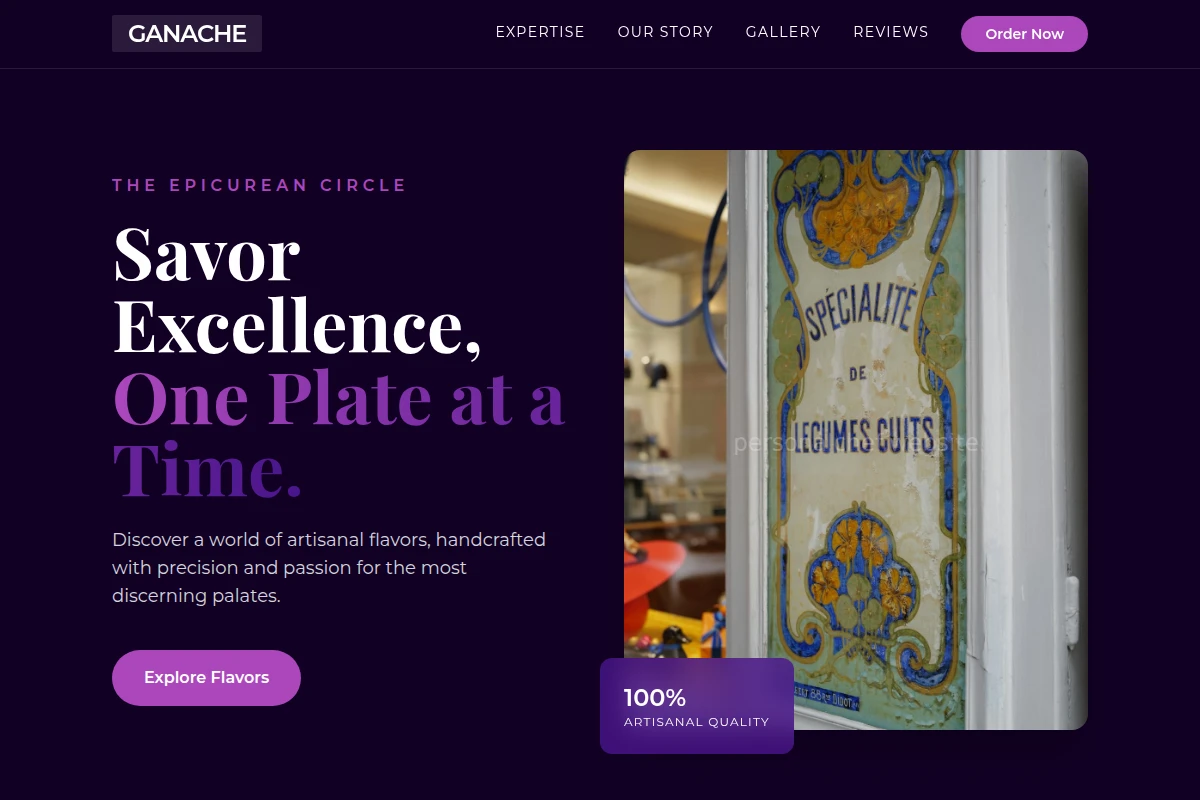 Ganache Specialty Food